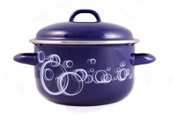 Smaltovaný hrnec BELIS-BUBBLE, průměr 16 cm, objem 1.5 litru 