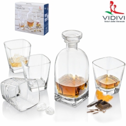 VIDIVI série DUCALE whisky sada 4+1 330/700 ml 