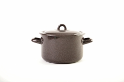 OLYMP hrnec klasik hnědý granit, průměr 18 cm, objem 2,9 litru 