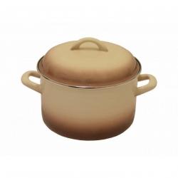 METALAC Smaltovaný hrnec Capuccino, průměr 14 cm, objem 1,75 litru 