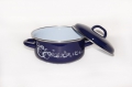 Smaltovaný rendlík BELIS-BUBBLE, průměr 18 cm,objem 1.5 litru 
