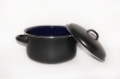 Smaltovaný hrnec BELIS  LUX, průměr 18 cm, objem 2.2 litru, síla plechu 2 mm 