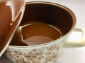 Metalac - smaltovaný hrnec dekor motýl, průměr 20 cm, objem 4 litry 