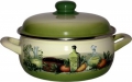 METALAC OLIVY smaltovaný rendlík, průměr 24 cm, objem 5.3 litru