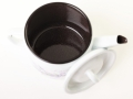 OLYMP - smaltovaný čajník s poklicí levandule LILA, průměr 12 cm, objem 1 litr 